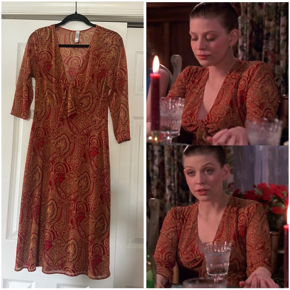 Paisley Dress ASO Tara Maclay Buffy the Vampire Slayer Long Sleeve V-Neck